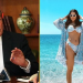 FOTOT/ Vjehrri Berisha në terren për “kokën” e Bashës, nusja Armina pyet ndjekësit: Cili bikini më rri më mirë?