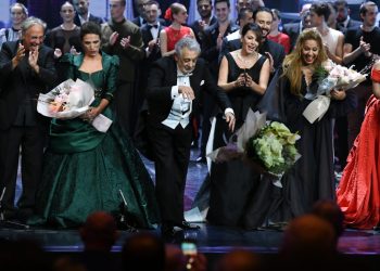 Mbrëmja gala në Tiranë/ Placido Domingo dhe Ermonela Jaho shkëlqejnë në skenën e re të Teatrit të Operas dhe Baletit
