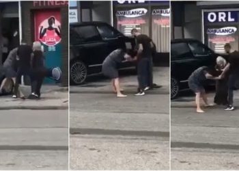 Rrahën vajzën në mes të rrugës, burrë e grua përfundojnë pas hekurave. E dhunuara shtrohet në spital