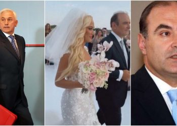 Dy ish-ministrat e LSI por tani ‘rivalë’, bëhen krushq/ FOTO nga dasma buzë detit e vajzës së Haxhinastos me djalin e Naços