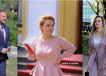 FOTO/ Kryemadhi befason me look-un në Kuvend, ‘rikthim’ te ngjyra rozë e PS. Zonjat socialiste që zgjodhën ngjyrat e ndezura