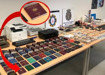 Spanjë/ Arrestohet grupi që falsifikonte pasaportat e 56 kombësive, mes tyre dhe atë shqiptare