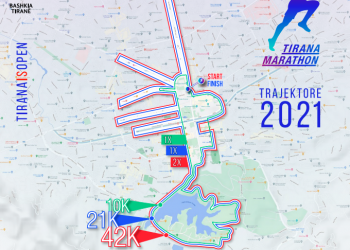Maratona e Tiranës, e diela pa makina. Ja rrugët ku kufizohet qarkullimi