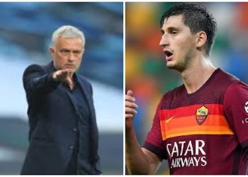 VIDEO/ E lë në stol tek Roma, ja si Mourinho “tallet” me Kumbullën që bëri “kaps” Lewandowskin