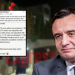 “50 mijë € për kokën e Kurtit”/ Zbulohet mesazhi kërcënues ndaj kryeministrit të Kosovës