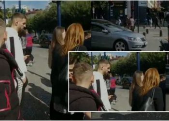 Artistët e Cirkut Kombëtar pa çadër, protestojnë duke performuar tek Ministria e Kulturës