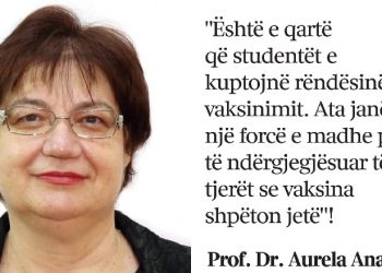 “Ata e kuptojnë rëndësinë e vaksinimit”/ Apeli i Anastasit për studentët: Janë një forcë për të ndërgjegjësuar të tjerët se shpëton jetë