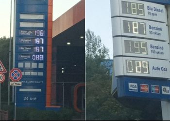 Çmimi i naftës në vend/ Rritet për herë të gjashtë në pak muaj. Nuk ndryshon ai i gazit