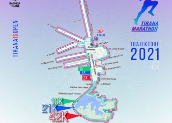 Maratona e Tiranës, nga 15 tetori do të ndalohet parkimi në këto rrugë të kryeqytetit