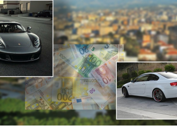 I akuzuar për pastrim parash, sekuestrohen mbi 70 mijë euro në Lushnje si dhe një “Porsche”