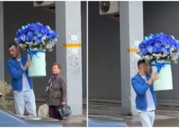 VIDEO/ “Lideri më i madh i botës sot ka ditëlindjen”. Stresi nuk përmbahet, lule blu për Berishën