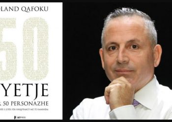Gazetari Roland Qafoku sjell librin “50 pyetje për 50 personazhe”