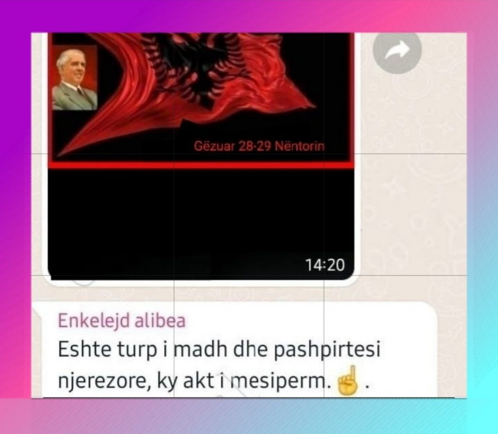 Deputeti uron kolegët për festa me foton e Enver Hoxhës, reagojnë ashpër deputetët e PD! (Debatet në Whatsapp)