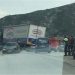 Aksident në seri në aksin Elbasan-Peqin, përplasen katër automjete