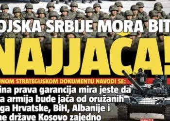 Dokumenti sekret i ushtrisë serbe: Ja si duhet ta sfidojmë Shqipërinë e Kosovën