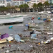 VIDEO / Moti i keq shndërron bregdetin e Vlorës në ‘kosh plehrash’