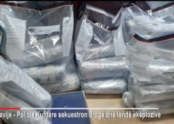 Kakavijë/ Sekuestrohen 44 kg lëndë narkotike ldhe ëndë plasëse ‘C4’, autorët arratisen në pyll