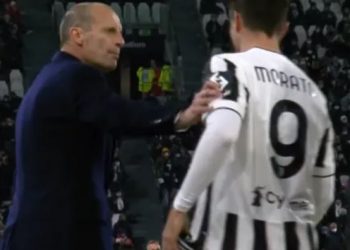 VIDEO/ Plas keq tek Juve, Allegri kapet me Morata-n pas zëvendësimit: Qepe, shiko se çfarë bëre