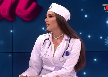 Ana Lleshi rikthehet në ‘Përputhen’ e veshur si infermiere, ja çfarë iu shpërndau djemve