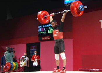 Historike/ Briken Calja shpallet Kampion Bote në peshëngritje në stilin e shkëputjes (VIDEO)