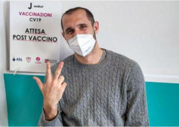 Chiellini merr dozën e tretë: Falë vaksinës jemi duke luftuar për një rikthim në normalitet