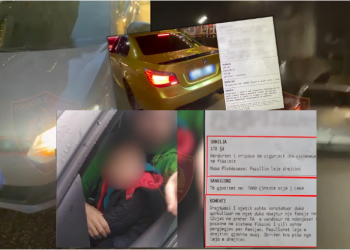 VIDEO/ Gara shpejtësie, ‘drift’ dhe fëmijët në timon në rrugët e Tiranës. 9 të arrestuar, Pezullohen 14 patenta