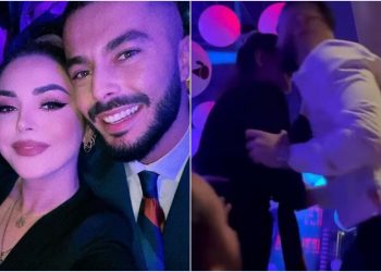 FOTOT/ Të përqafuar krah njëri-tjetrit ish banorët e “BBV”, Fifi dhe Granit Cana kapen sërish ‘mat’