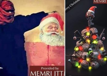 Pema e stolisur me armatime dhe bomba/ Militantët e ISIS nuk zhgënjejnë me urimin e festës së Krishtlindjes