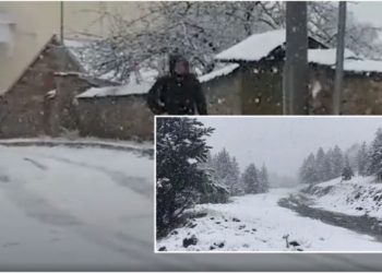 Kukës ‘mbulohet’ nga dëbora, lartësia deri në 20 cm/ Rrugët nacionale të kalueshme, s’ka probleme në furnizimin me energji