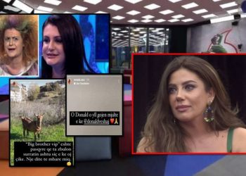 “BBV ta zbulon surratin si e ke oj çikë”/ ‘Luzja’ i del kundër koleges në Portokalli, mbron Donaldin: O yll, gojën mjaltë e ke