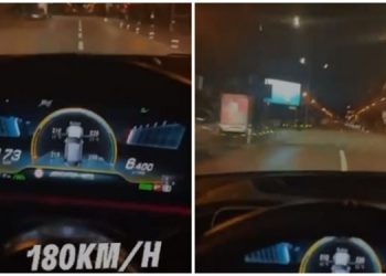 VIDEO/ Çmenduri. I riu “fluturon” me 180 km/h në mes të ish-Bllokut
