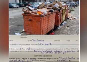 FOTO / Gjoba qytetarëve dhe bizneseve në Tiranë, që ndotin ambientin dhe hapësirat publike