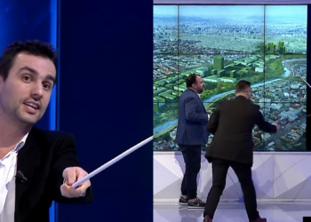 “Sherr” me shkopinj LIVE në emision, shpërthen Lapaj: Lëre se po na ofendoni inteligjencën