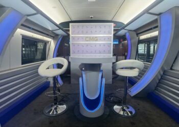 CMG-ja, studio e parë në botë e transmetimit të drejtpërdrejtë 5G në trenat me shpejtësi të lartë