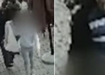 Pamje të rënda/ I preku padashje xhupin, babai shkelmon fëmijën në mes të rrugës në Tiranë