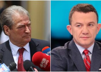 Pështyma e Berishës ndaj Bashës, bie dhe mbi fytyrën e tij