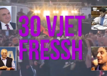 VIDEO/ Nga Majko te Meta dhe Rama: PS kujton 30 vjetorin e FRESSH dhe nuk lë jashtë as të larguarit