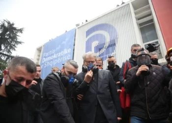 Protesta-8-janarit-Sali-Berisha-perplasja-godina-PD-maska-largimi-19