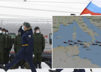 “Anijet ruse përballë Siçilisë”/ Konflikti me Ukrainën ka një front të ri, flota ruse transporton tanke e ushtri nëpërmjet Mesdheut