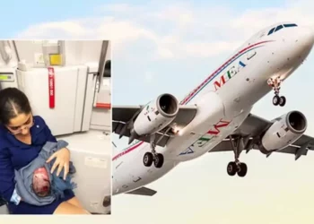 FOTO/ 20-vjeçarja lind fëmijën në avion dhe e braktis në koshin e mbeturinave të tualetit