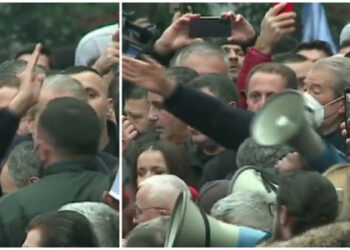 VIDEO që e penalizon Berishën: Udhëzon turmën të nisë sulmin ndaj selisë së PD