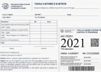 Ndryshon fatura e taksave të mjetit, DPSHTRR: I shtohen element të sigurisë