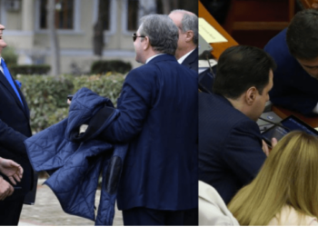 FOTOT/ Çfarë nuk u pa nga Kuvendi sot, Berisha batuta me Idrizin, Basha pëshpërit në vesh me Alibeajn…!