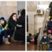 FOTO: Pamjet e trishta të qytetarëve ukrainas që po strehohen në stacionet e metrove