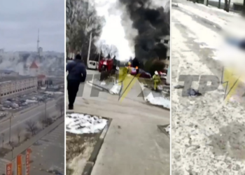 VIDEO/ Rusia la shumë të vdekur në fushëbetejë, sulmohet me bomba qyteti ukrainas, viktimat mbushin rrugët