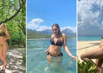 FOTO / Me bikini dhe arrë kokosi në dorë, kandidatja e Ngjelës shijon pushimet në Maldive