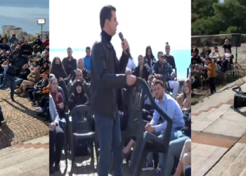 VIDEO/ Nxehet Basha ”fluturon” karrigen në Durrës: Misioni im t’i hap rrugën rinisë, modelin e vjetër ta hedhim në…