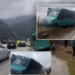 FOTO/ Shmanget tragjedia në Kthesën e Murrashit. Humbi kontrollin, autobusi me pasagjerë del nga rruga