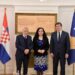 Kosovë/ Vjosa Osmani pret ish-presidentin kroat Mesiç dhe Bamir Topin: Me dy miq të mëdhenj!