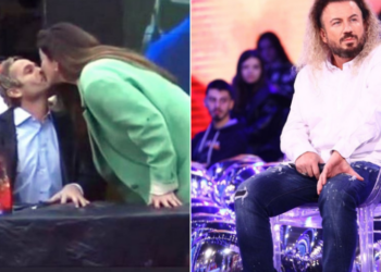 Puthja në buzë mes Ilirit dhe Arjolës/ Reagon Sabiani: Edhe unë do puthesha në një…